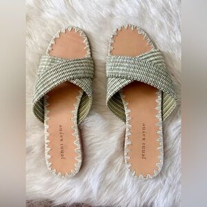 Jenni Kayne Women's Sandals - Tan Woven Design